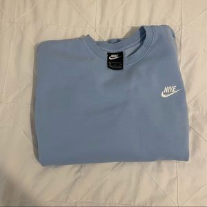 baby blue nike hoodie